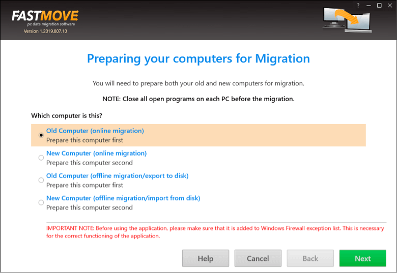 Preparing your computers for Migration